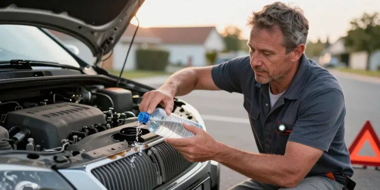 peut on mettre de l'eau dans le liquide de refroidissement