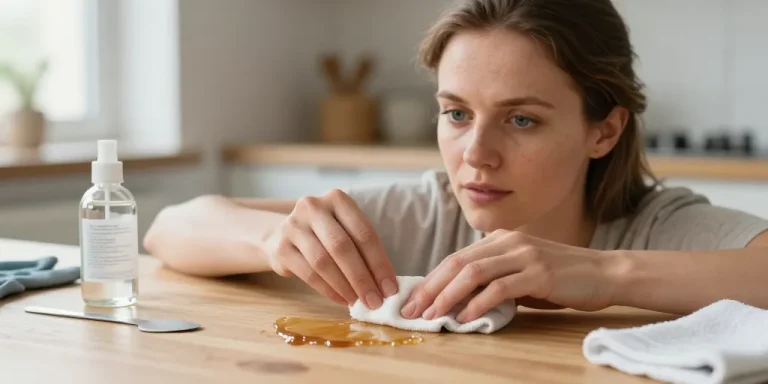comment enlever des taches de resine