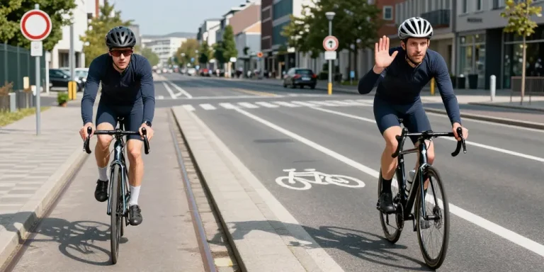 différence entre piste et bande cyclable
