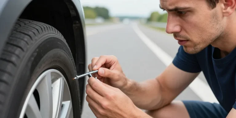 peut on rouler avec une vis dans le pneu