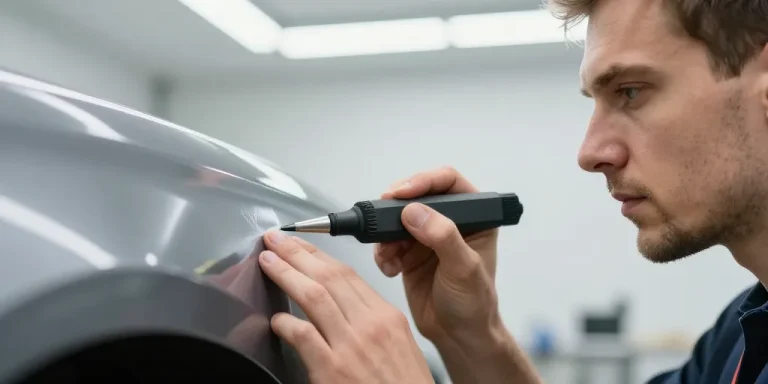 comment faire des retouche de peinture sur une voiture