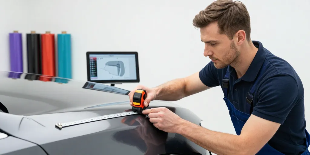 combien de metre de covering pour une voiture